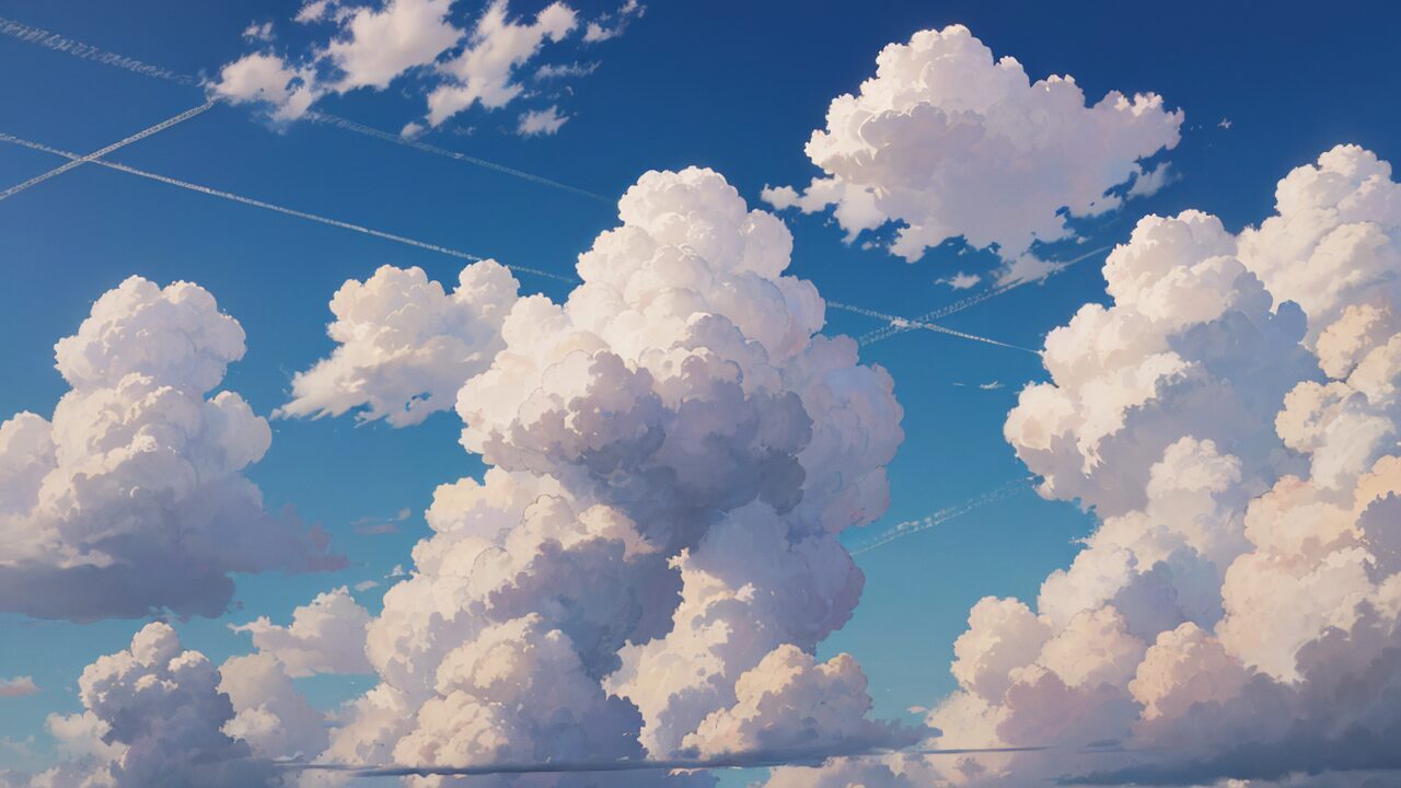 スカイ・雲・空のイラスト素材