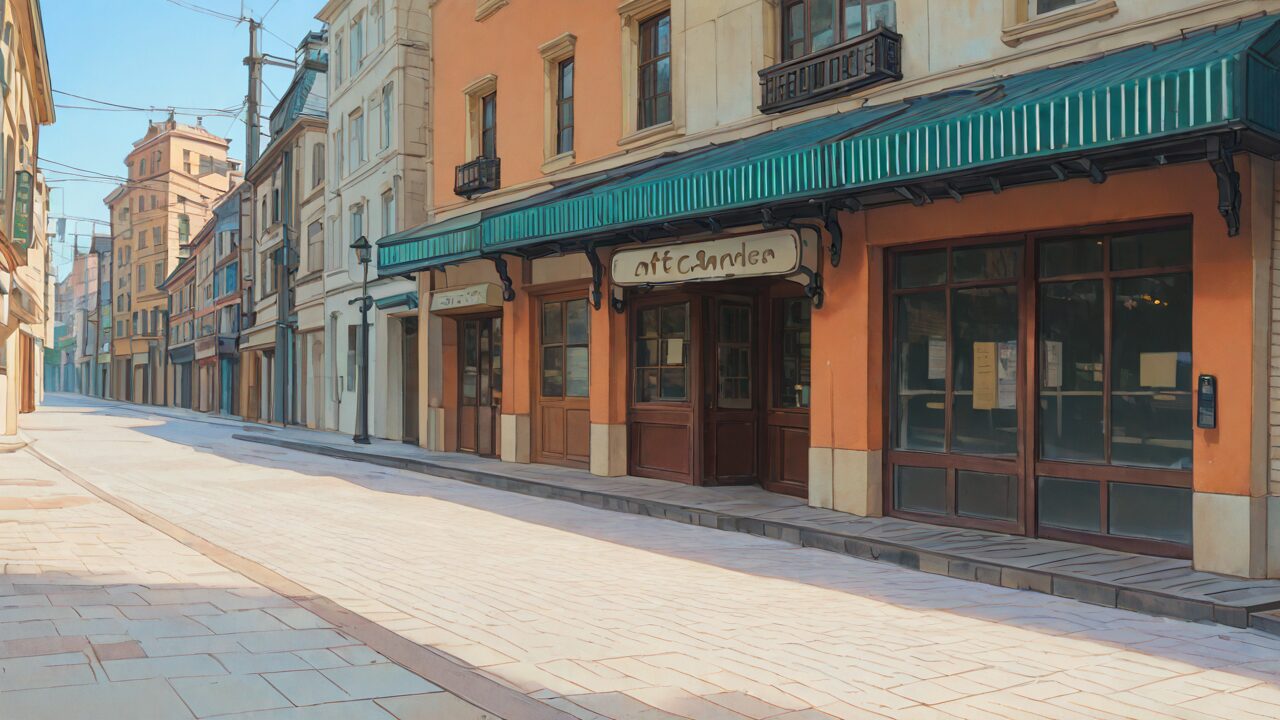 街・店舗・建物のイラスト素材