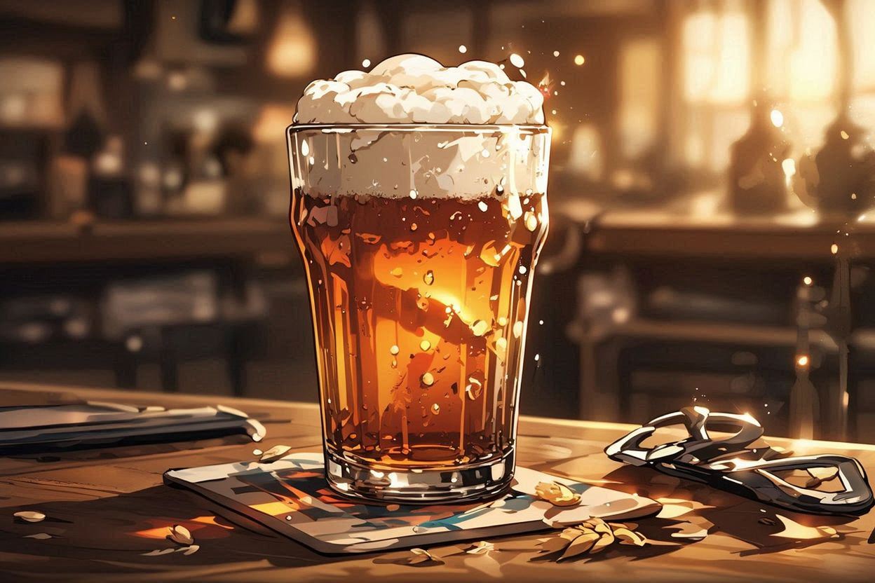 ビール・居酒屋・クラフトビールのイラスト素材