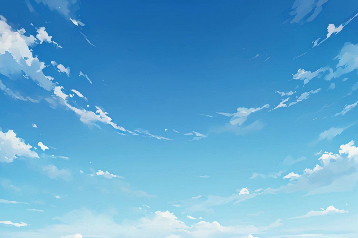 空・雲・青天のイラスト素材