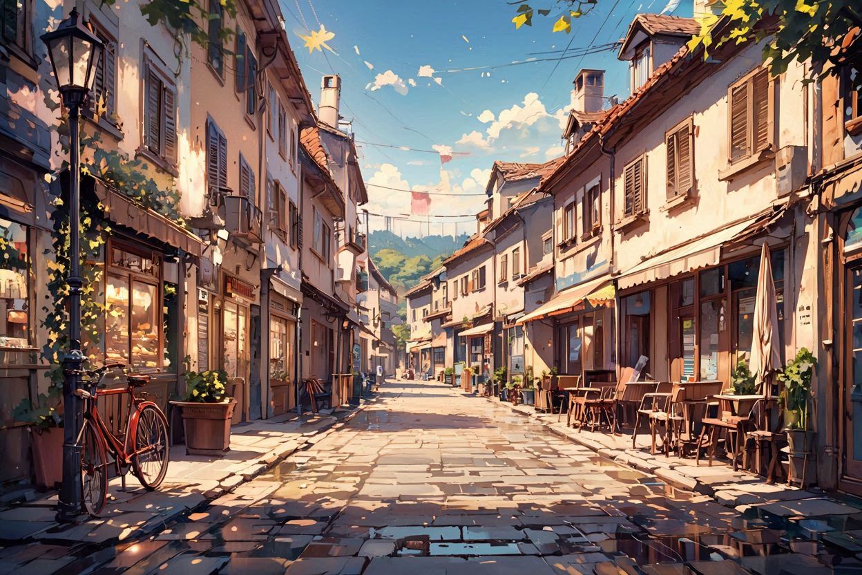 町並み・店・街のイラスト素材
