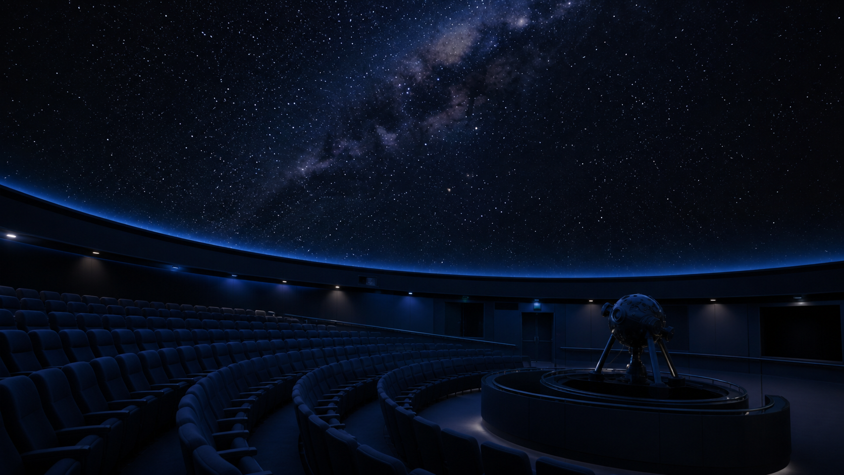 星空・プラネタリウム・観測装置の背景素材